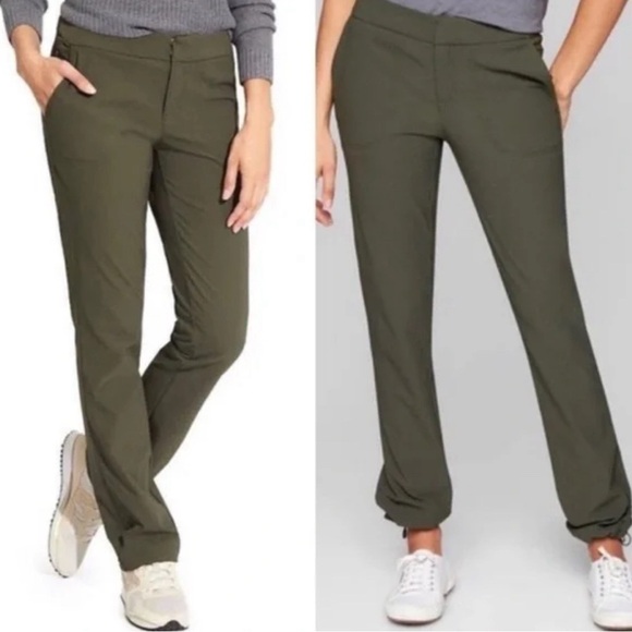 Athleta Pants - Athleta Forrest green wanderer hiking athletic pants